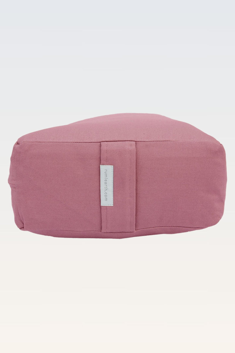 Cotton Yoga Bolster – Rectangular - Dusty Rose