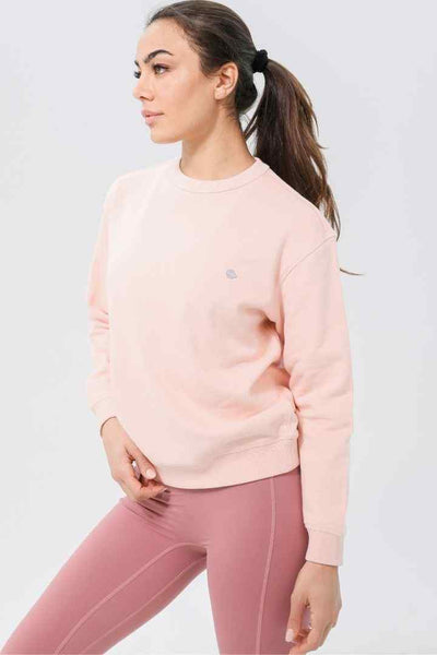 Rumi Earth Moon Sweatshirt - Light Coral 4