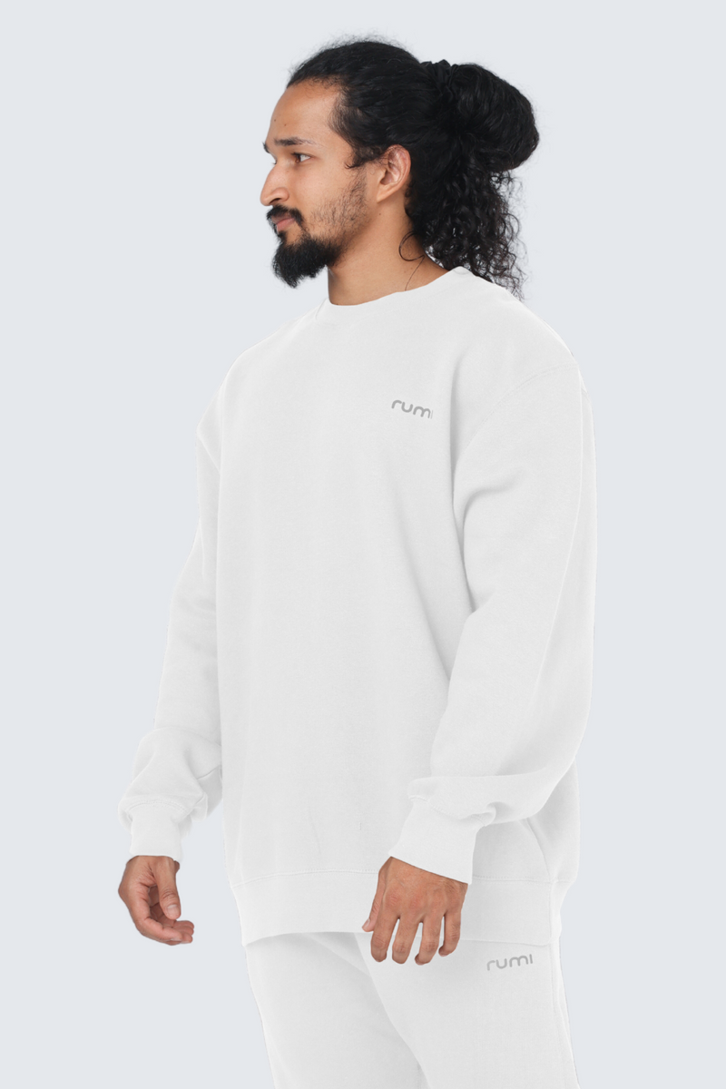 MU Moon Sweatshirt Fleece - Snow