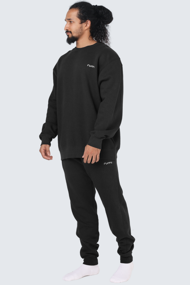 MU Moon Sweatshirt Fleece - Black