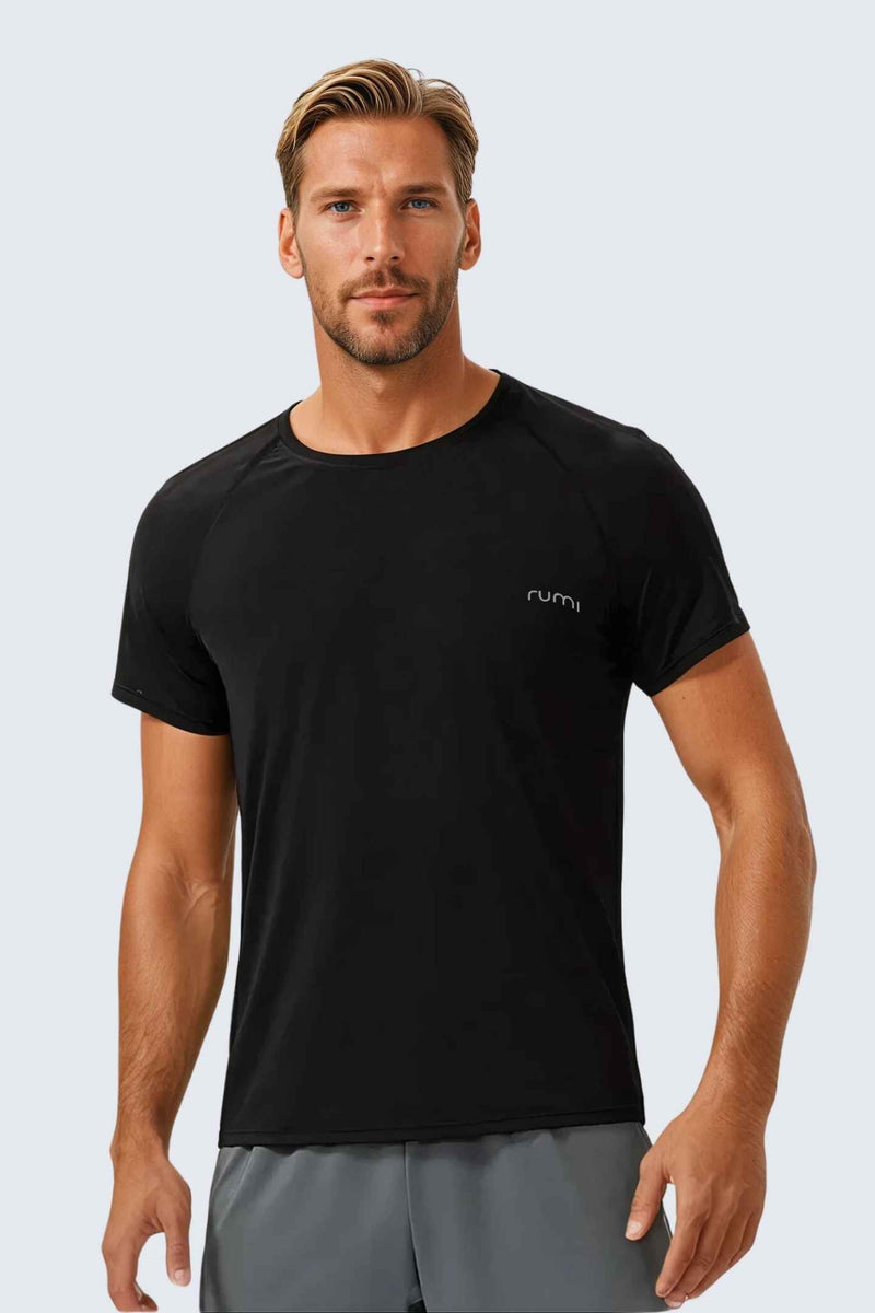 U Sun Fit Tee Terra - Black