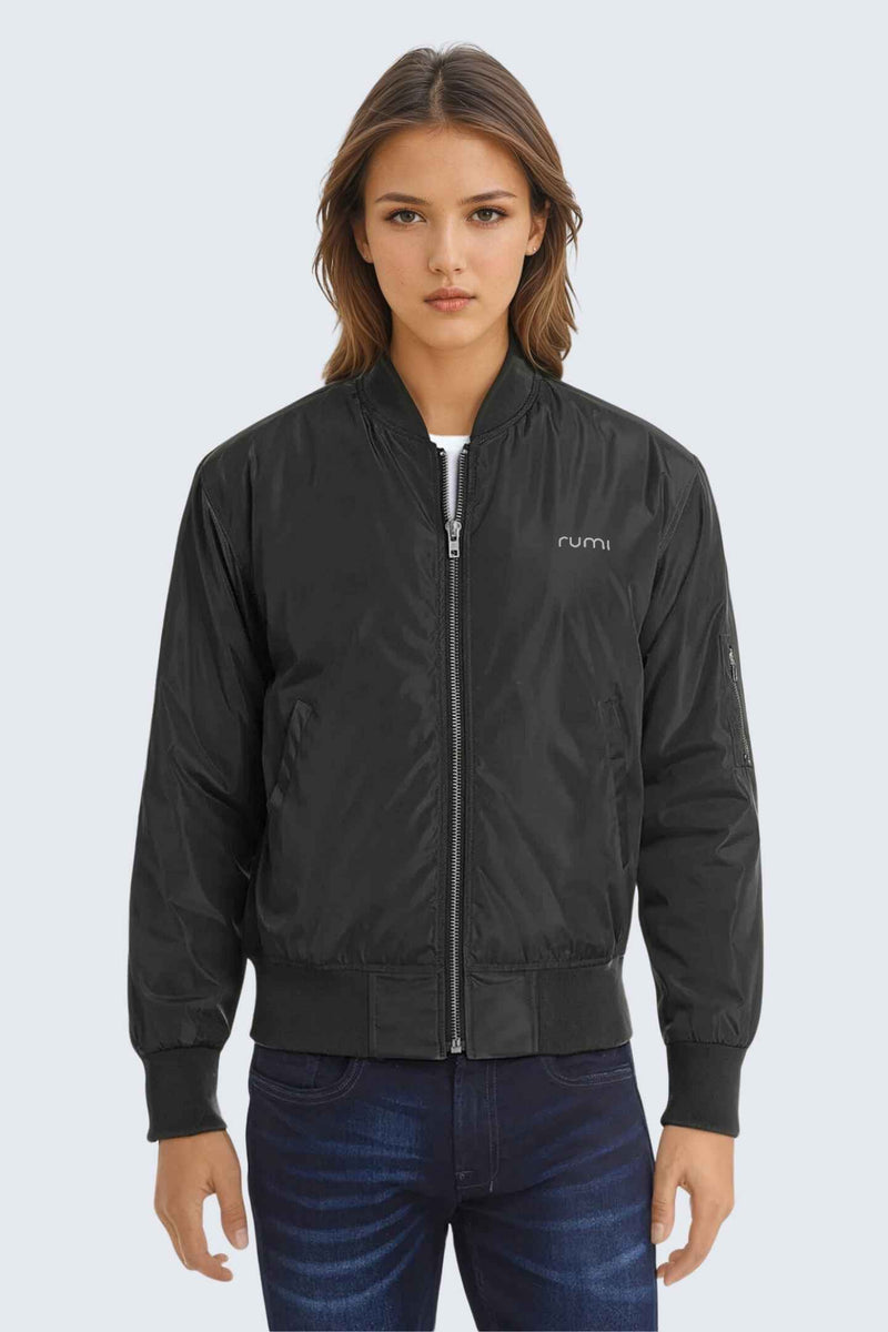 WU Sun Bomber - Black