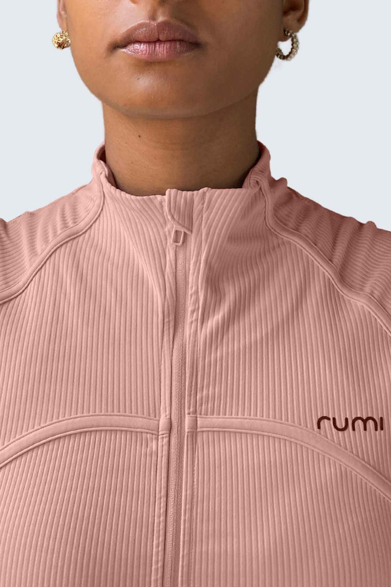 Rumi Earth - W SunRib Fit Jacket - Coral Light - R128201