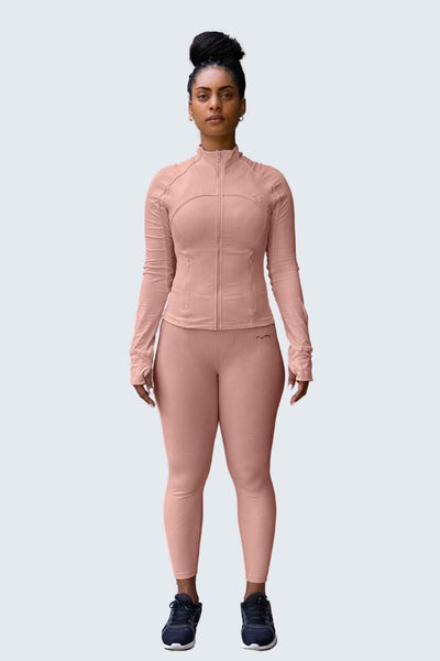 Rumi Earth - W SunRib Fit Jacket - Coral Light - R128201