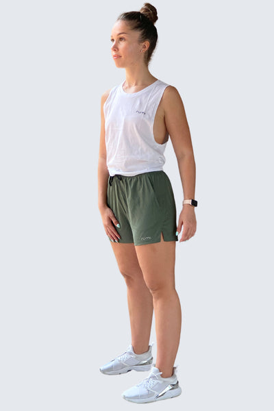 Rumi Earth WU StarAir Rush Shorts - Olive Deep