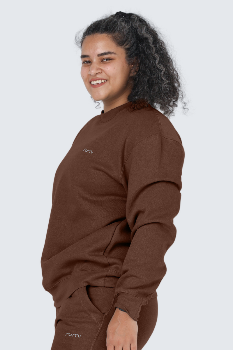 WU Moon Sweatshirt Fleece - Cocoa
