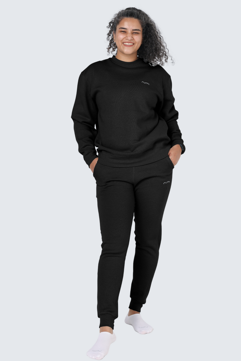 WU Moon Sweatshirt Fleece - Black