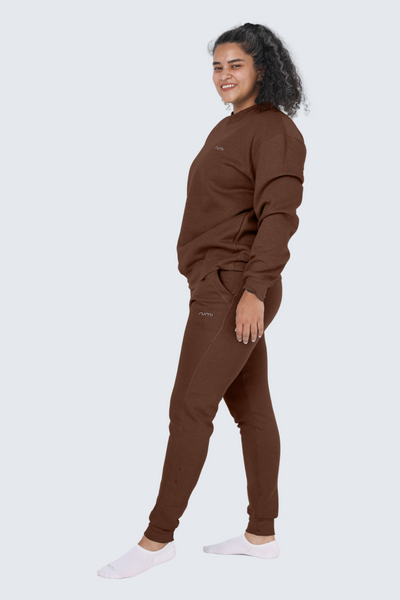 WU Moon Sweatshirt Fleece - Cocoa