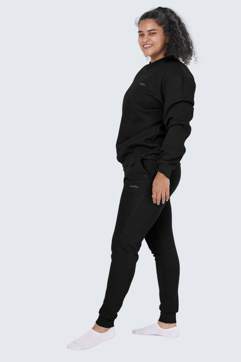 WU Moon Sweatshirt Fleece - Black