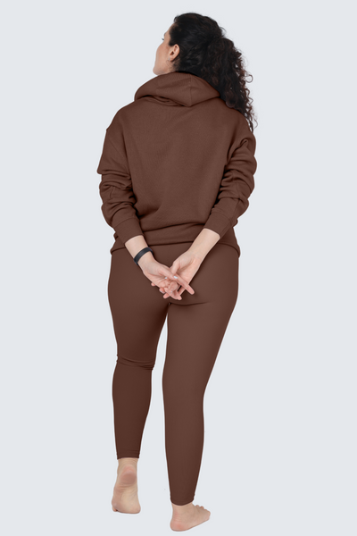 WU Moon Sweatshirt Fleece + Hoodie - Cocoa