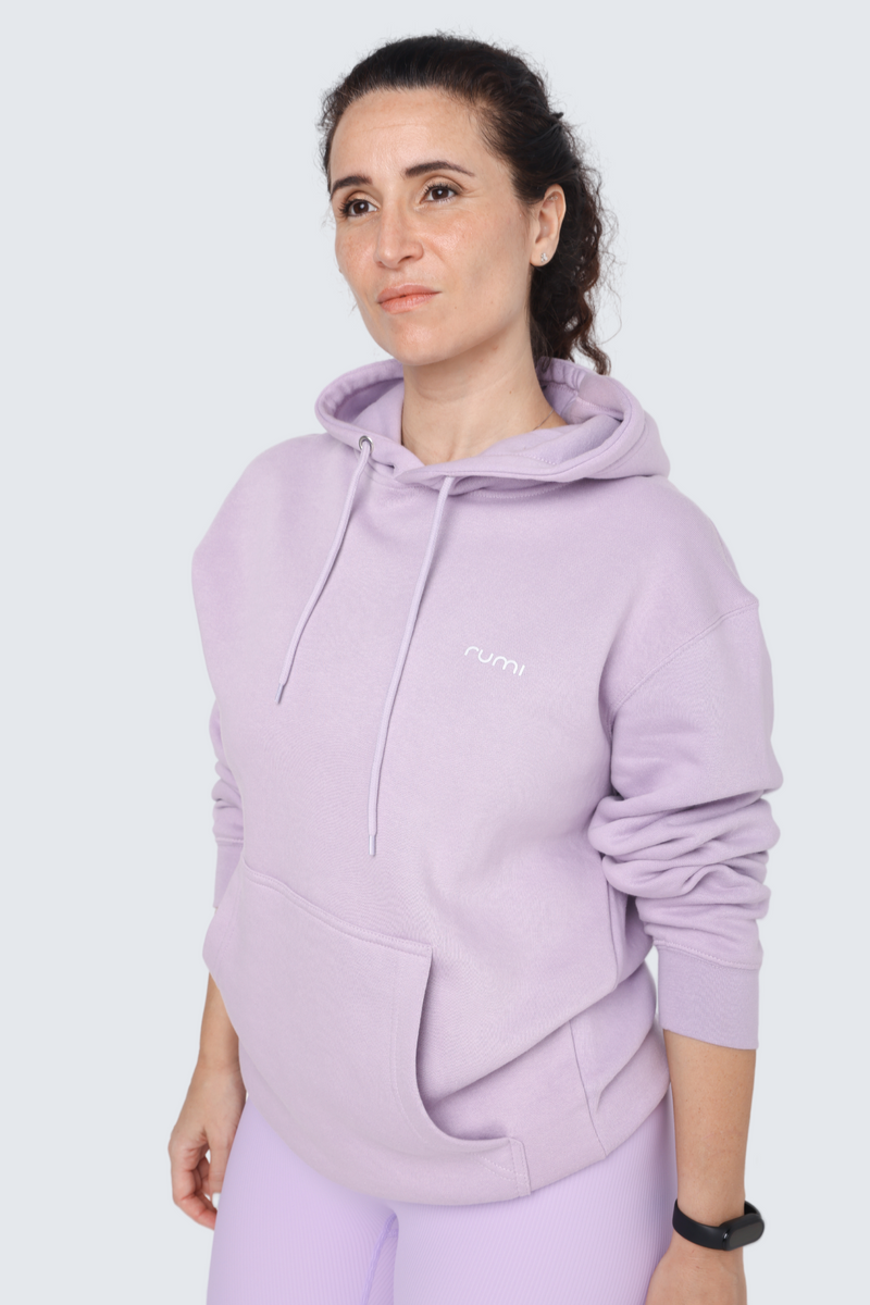 WU Moon Sweatshirt Fleece + Hoodie - Lavender