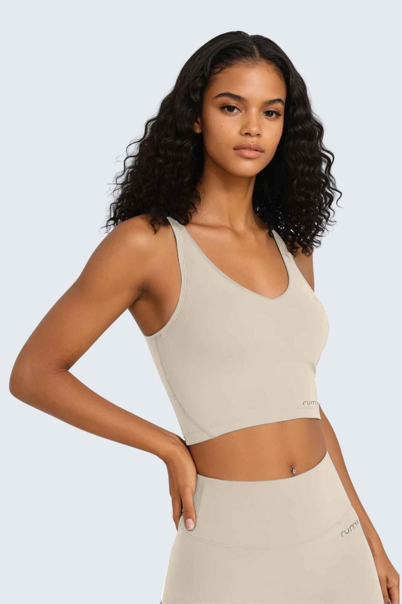 W SunSoft Tank Bra - Sand