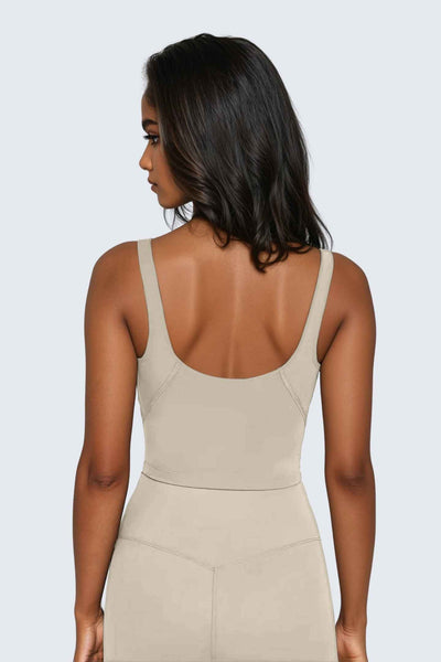 W SunSoft Tank Bra - Sand