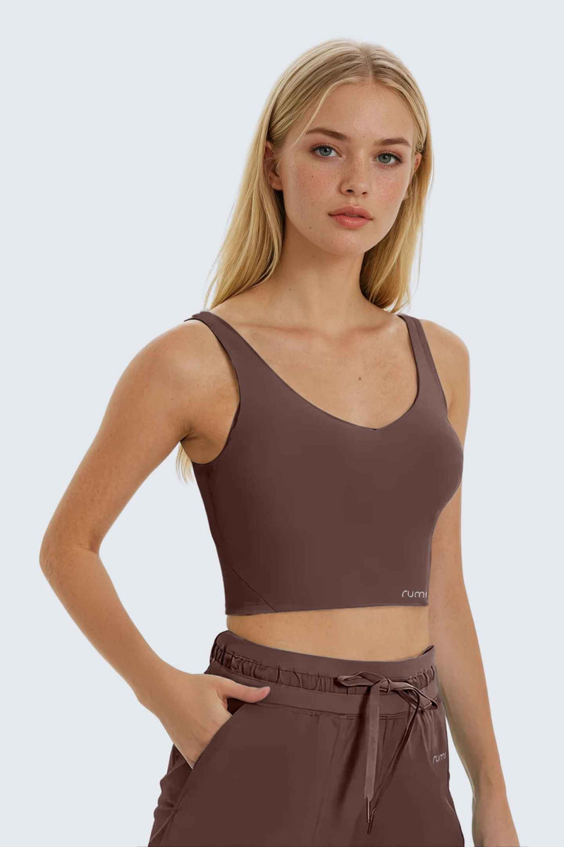 W SunSoft Tank Bra - Cocoa