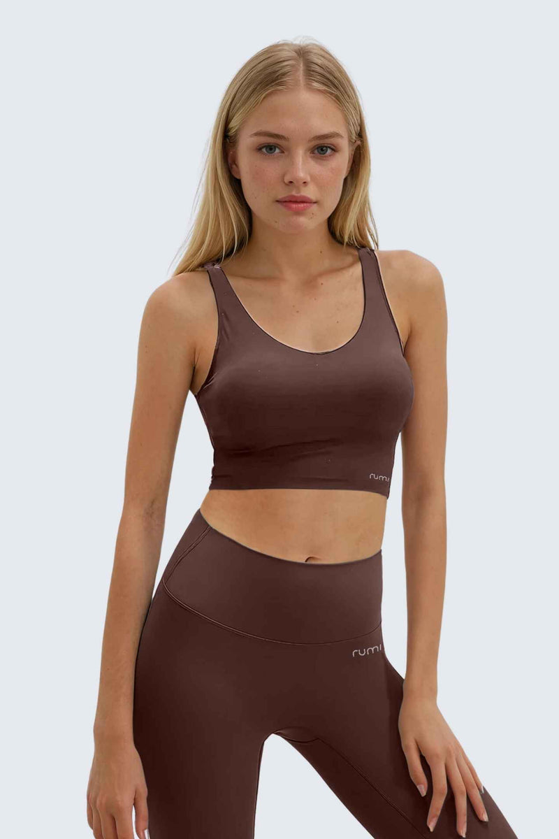 W SunSoft Tank Bra - Cocoa