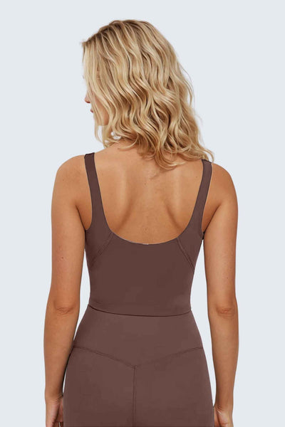 W SunSoft Tank Bra - Cocoa