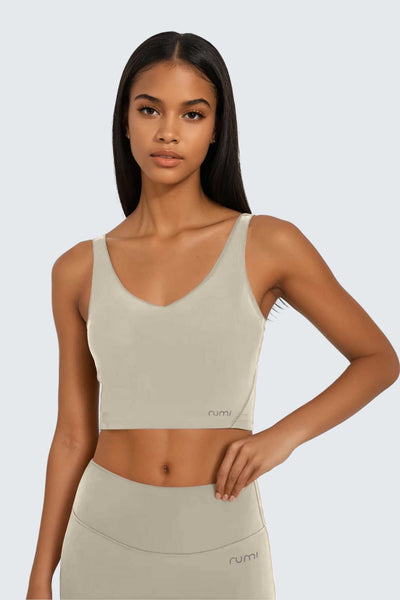W SunSoft Tank Bra - Sand