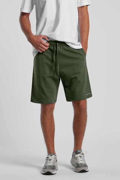 M Moon Sweatshorts - Olive Deep