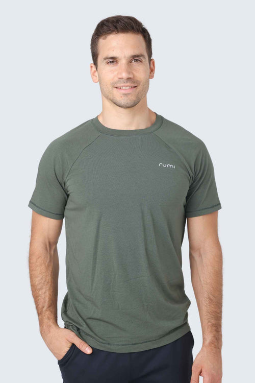 MU Move Tee -  Olive Deep