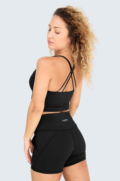 W Sun Zen Shorts 4” + Pockets - Black