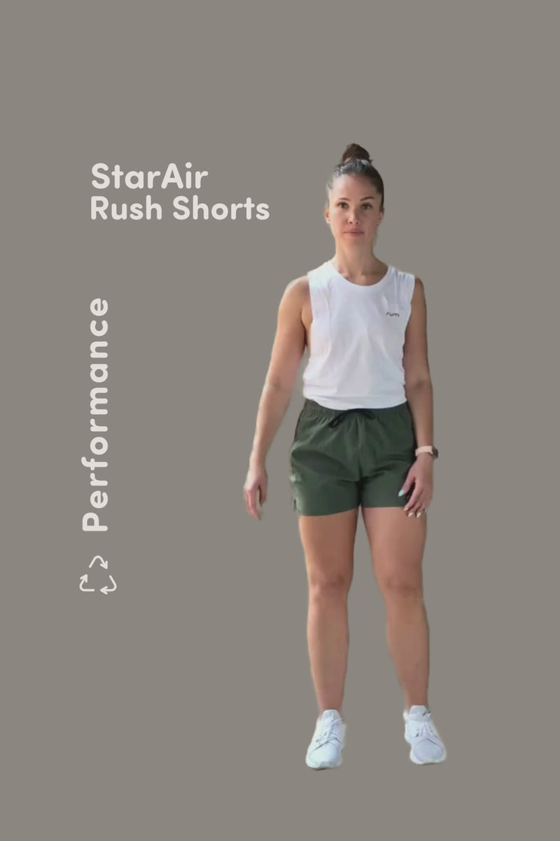 WU StarAir Rush Shorts - Olive Deep