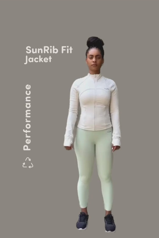 Rumi Earth - W SunRib Fit Jacket - Snow - R128201