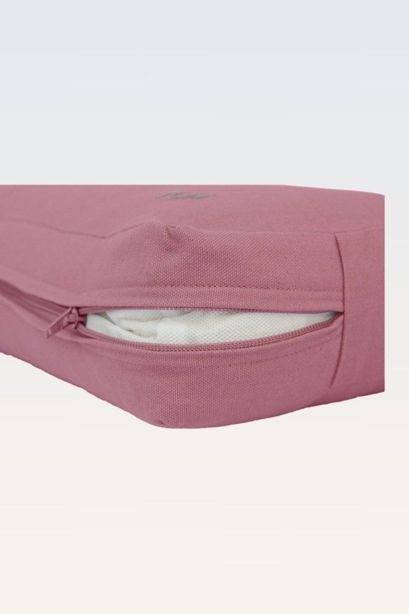 Rumi Earth - Cotton Yoga Bolster – Lean - Dusty Rose - RU - YCB - LN - DE - Yoga Props