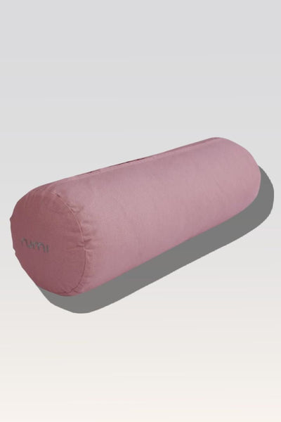 Rumi Earth - Cotton Yoga Bolster – Round - Dusty Rose - RU - YCB - RD - DE - Yoga Props