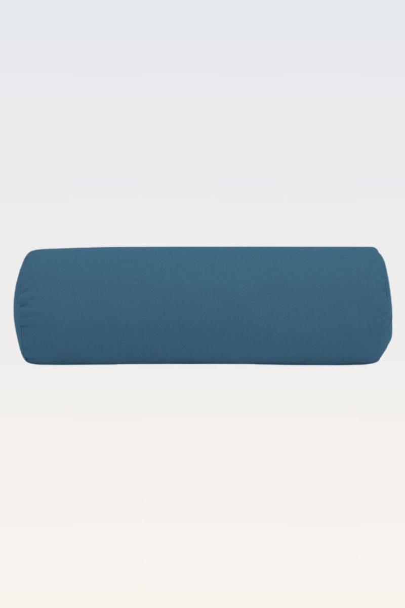 Cotton Yoga Bolster – Round - Indigo