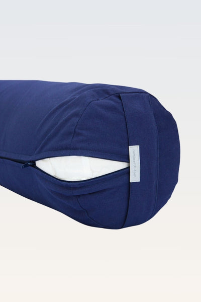 Cotton Yoga Bolster – Round - Midnight