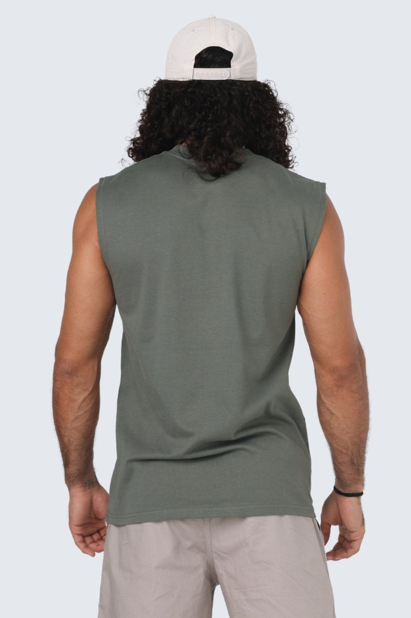 M Moon Tank - Olive Deep