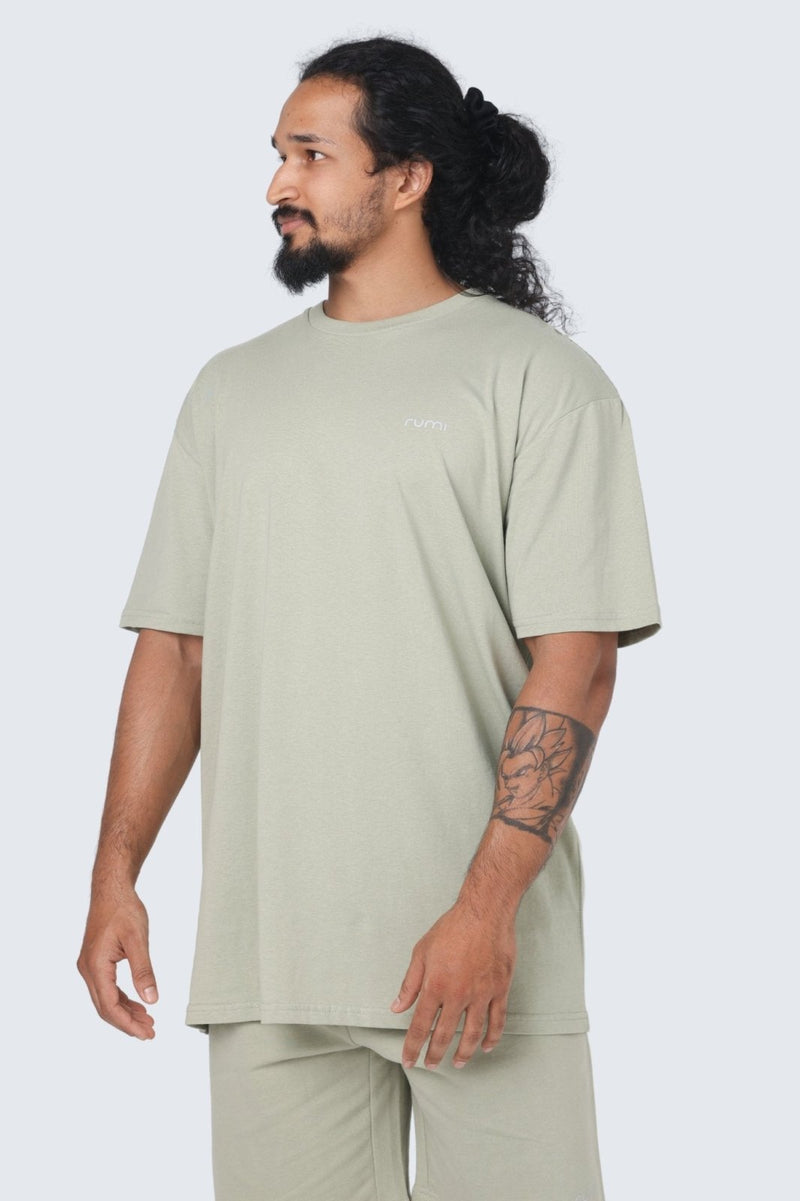 M Moon Tee - Pistachio