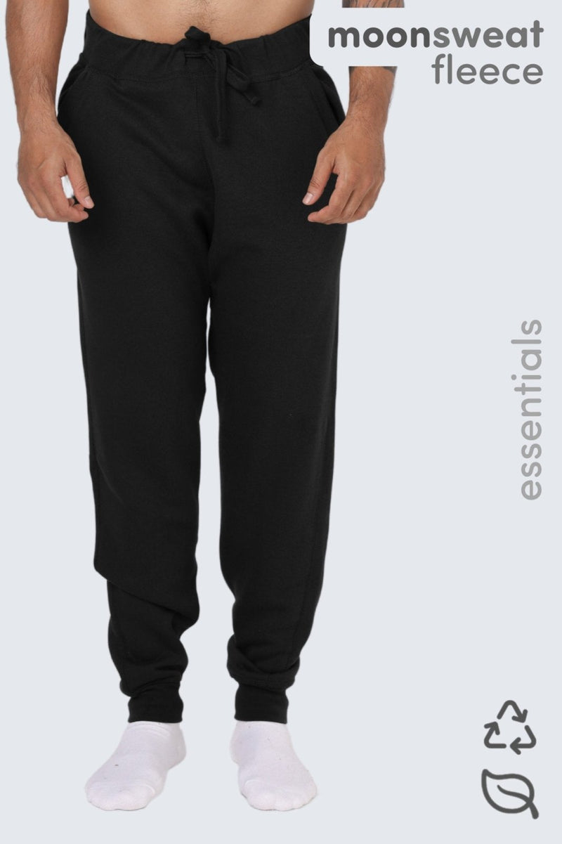 MU Moon Sweatpants Fleece Slim - Black