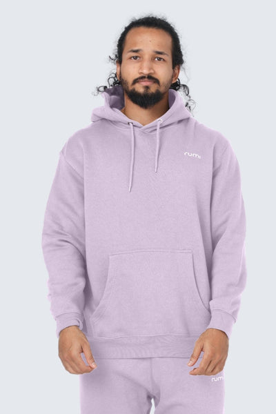 Rumi Earth - MU Moon Sweatshirt Fleece + Hoodie - Lavender - R113210LRP - M - Tops