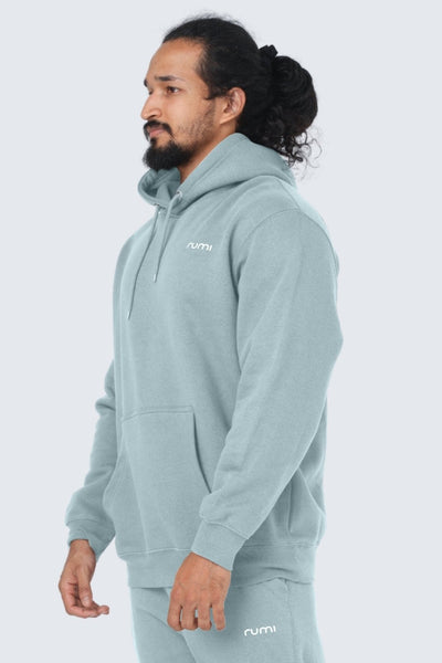 MU Moon Sweatshirt Fleece + Hoodie - Peacock Light