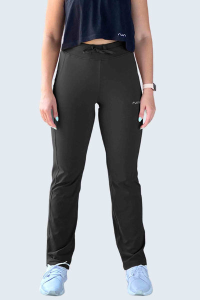 Rumi Earth - U SunSoft Joggers Open + Pockets 30" - Black - R124210BKP - Bottoms