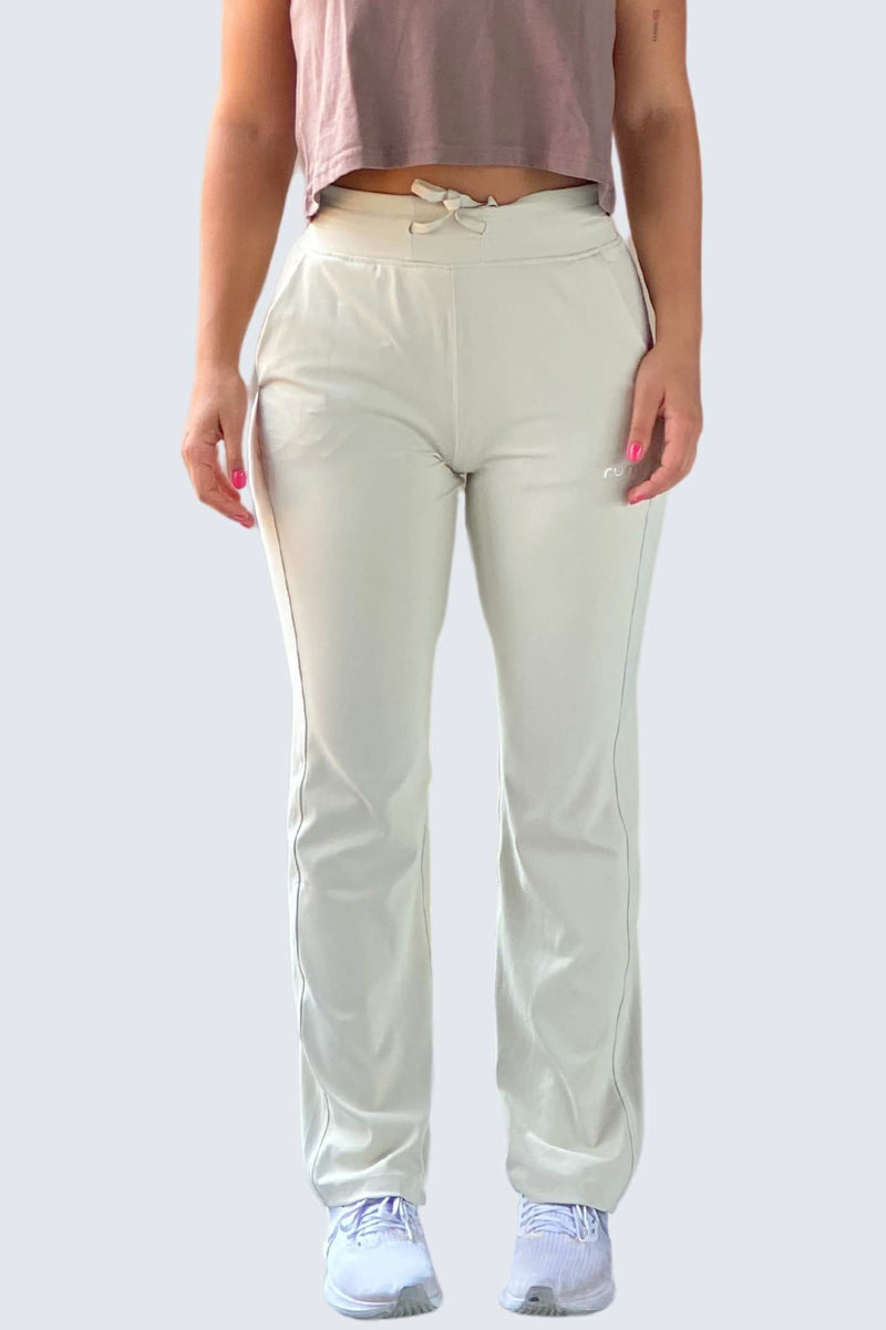 Rumi Earth - U SunSoft Joggers Open + Pockets 30" - Cream - R124210CMP - Bottoms