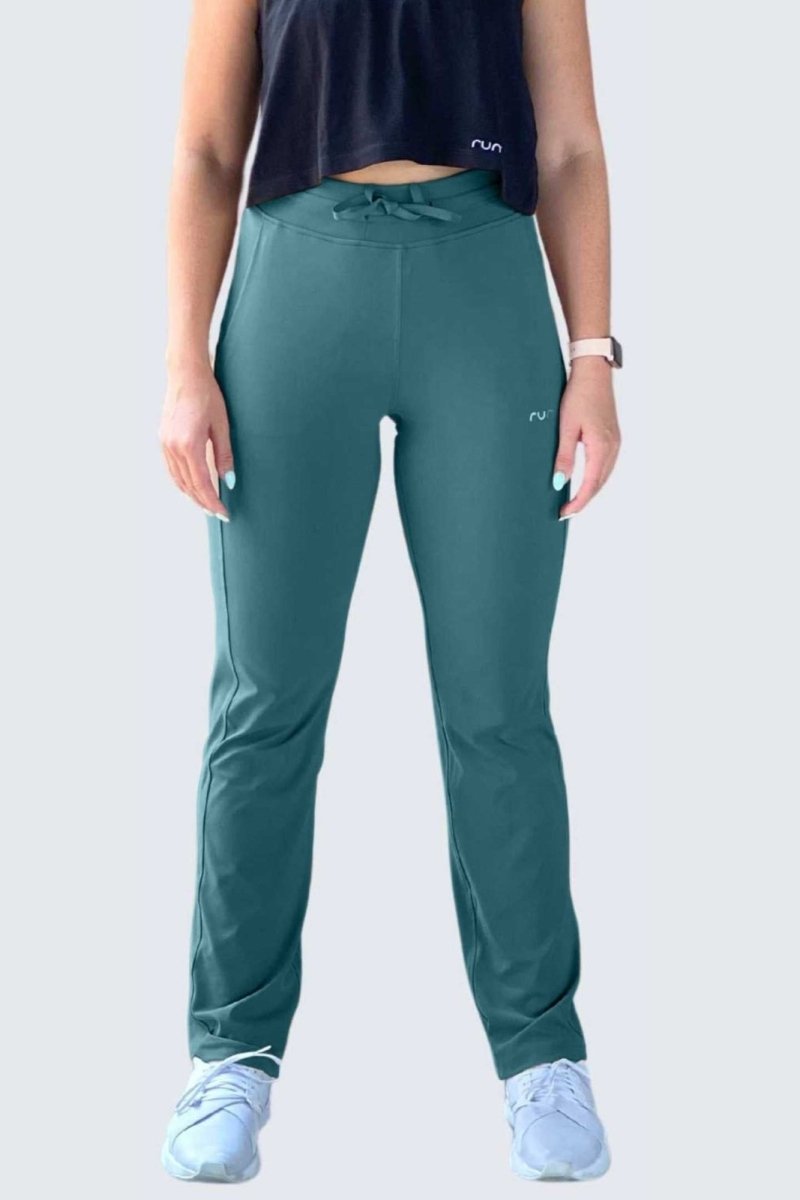 Rumi Earth - U SunSoft Joggers Open + Pockets 30" - Deep Teal - R124210DTP - Bottoms