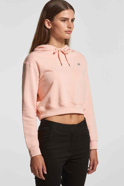 Rumi Earth - W Moon Cropped Sweatshirt + Hoodie - R113110LTP - Tops