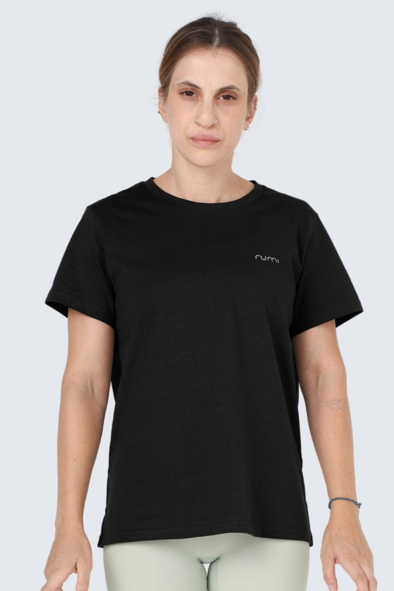 W Moon Tee - Black