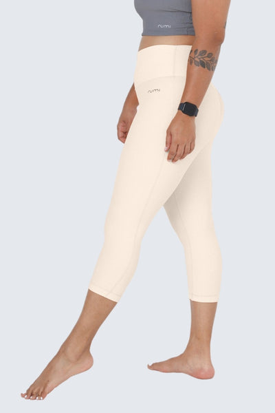 W Sun Rib Pants 21" - Natural