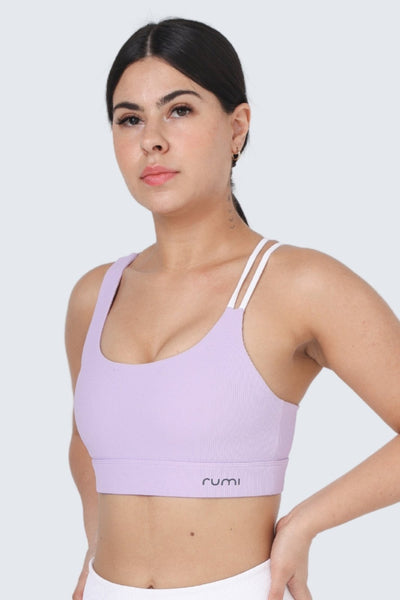 W SunRib Line Bra - Orchid