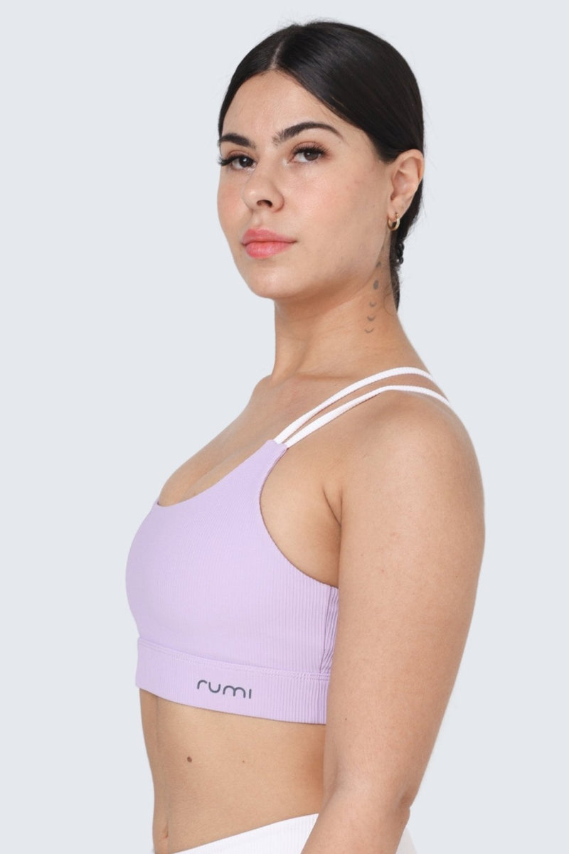 W SunRib Line Bra - Orchid