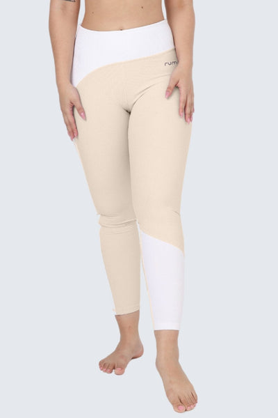 W SunRib Line Pants 25" - Natural