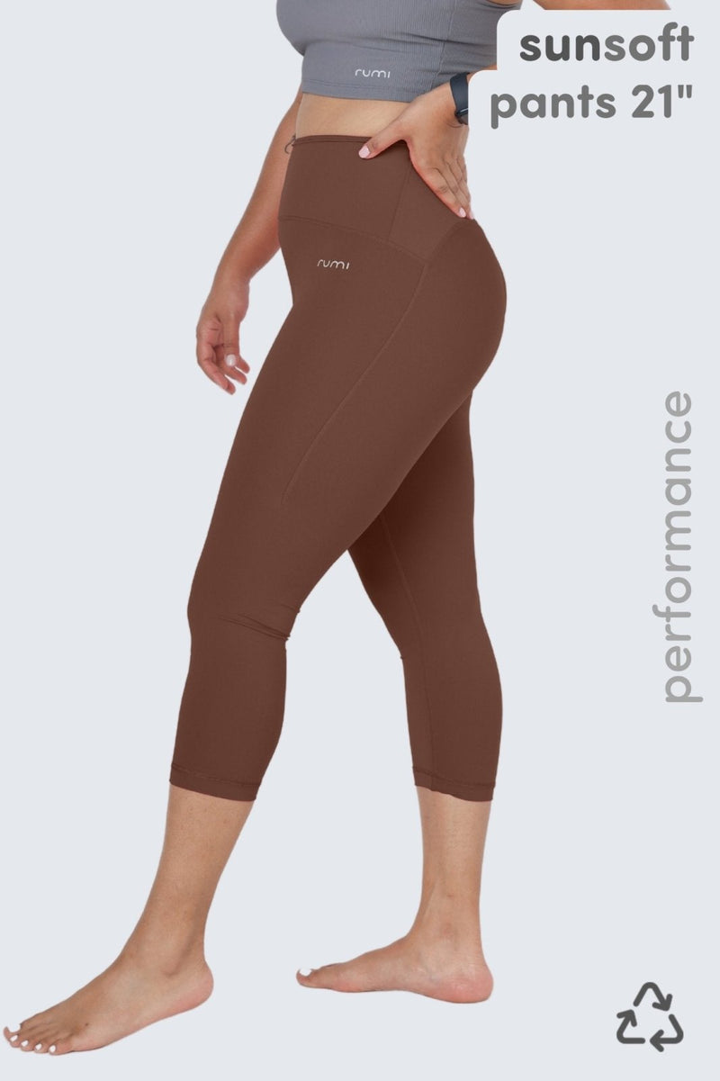 W SunSoft Flow Pants 21" - Cocoa