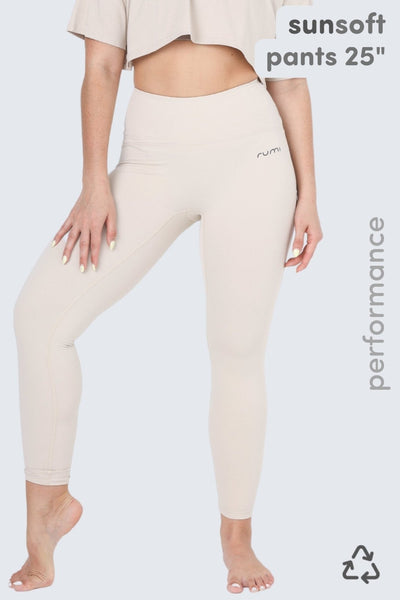 Rumi Earth - W SunSoft Flow Pants 25" - Cream - R124120CMP - Bottoms