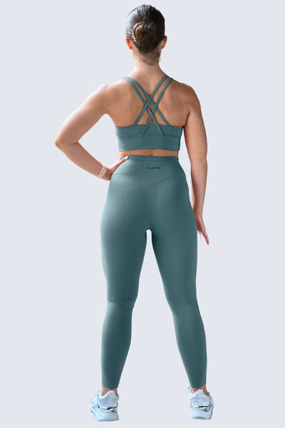 Rumi Earth - W SunSoft Flow Pants 25" - Teal Light - R124120TLP - Bottoms