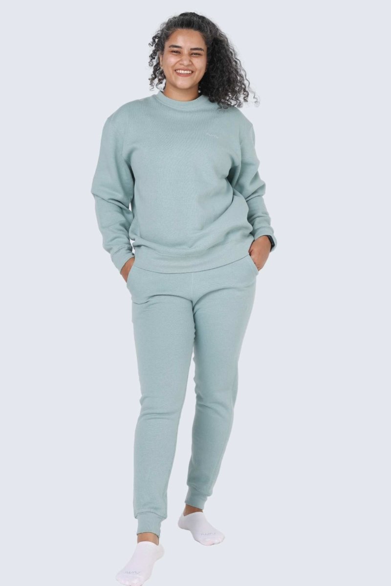 Rumi Earth - WU Moon Sweatpants Fleece Slim - Peacock Light - R514675PLP - Bottoms