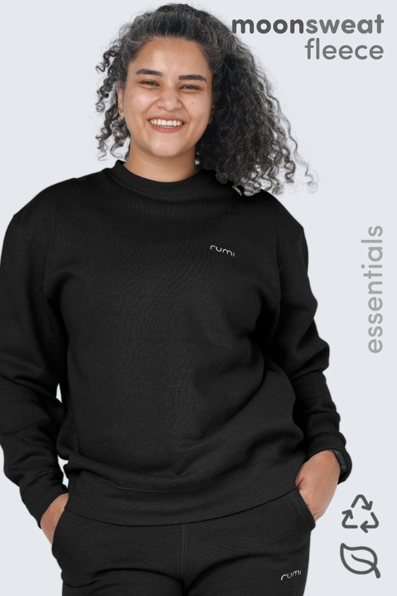 WU Moon Sweatshirt Fleece - Black