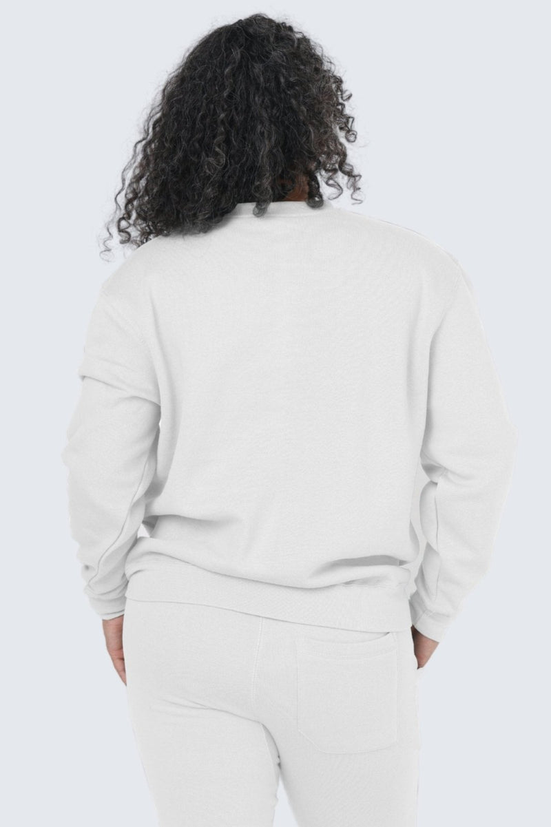 WU Moon Sweatshirt Fleece - Snow